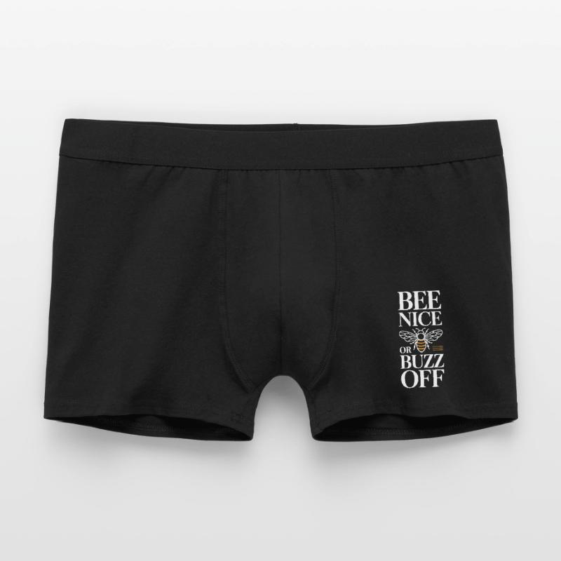 Bee Beekeeper Bee Nice Or Buzz Off Beekeeper Men's Boxer Shorts