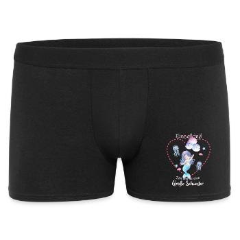 Nachwuchs Verkünden Ich Werde Große Schwester 2027 - Männer Boxer Shorts - Schwarz - Vorne