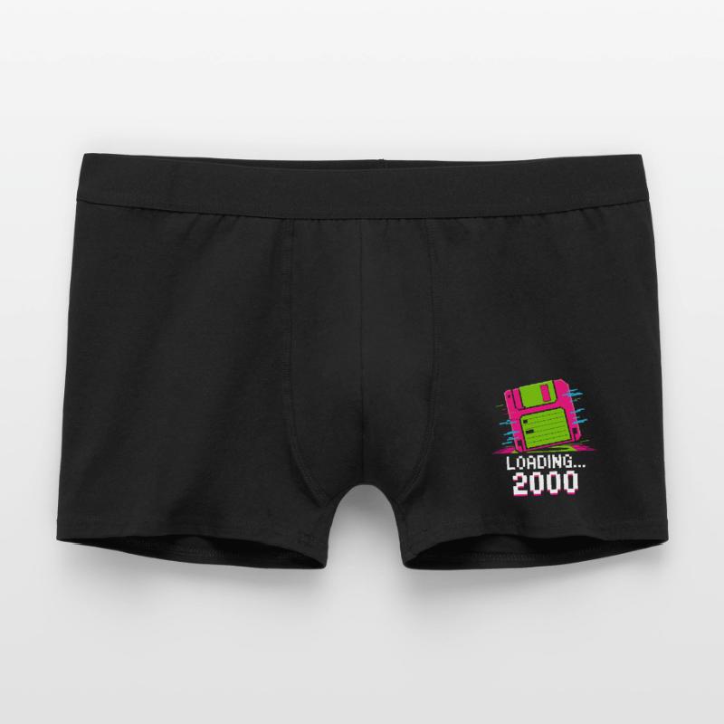 Loading 2000 Disketten-Design Retro Pixel Design Männer Boxer Shorts