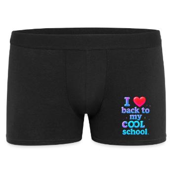 Neon Retro Back to School Design - Men's Boxer Shorts - black - Front