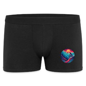 VTT à l’ancienne - Boxer Homme - noir - Devant