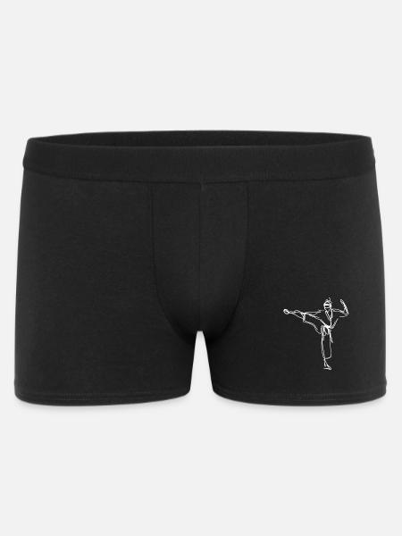 Karateka Sketch - Men's Boxer Shorts - black