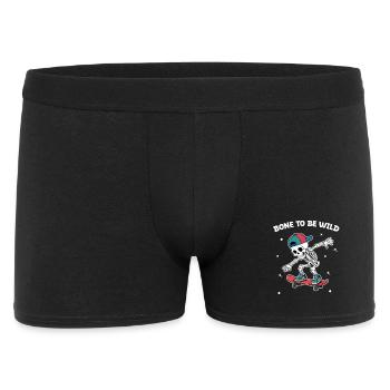Skull Skeleton Skateboard Adventure - Boxer Homme - noir - Devant