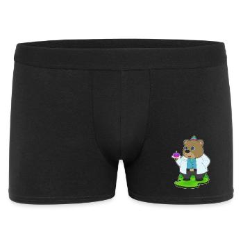 Bear Birthday Doctor - Men's Boxer Shorts - black - Front