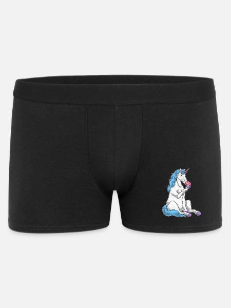 Beignet licorne - Boxer Homme - noir
