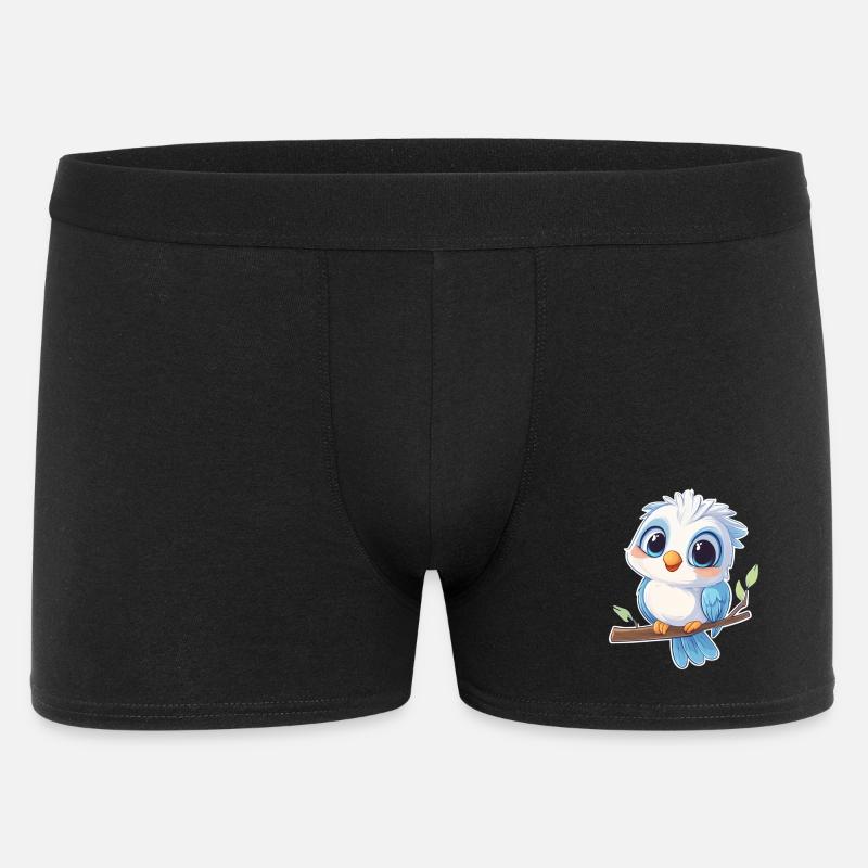 Kakadu - Männer Boxer Shorts - Schwarz