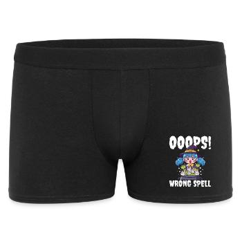 OOOPS! WRONG SPELL - WITCH HALLOWEEN - Men's Boxer Shorts - black - Front