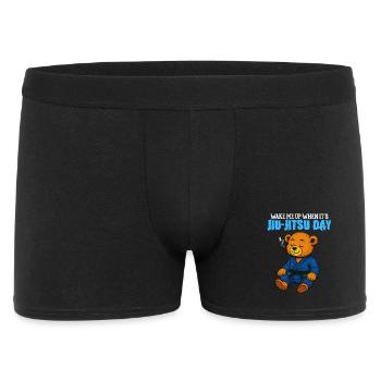 Wake Me Up When it's Jiu-Jitsu Day - Humour JJB - Boxer Homme - noir - Devant
