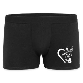 Heart and Donkey - Men's Boxer Shorts - black - Front