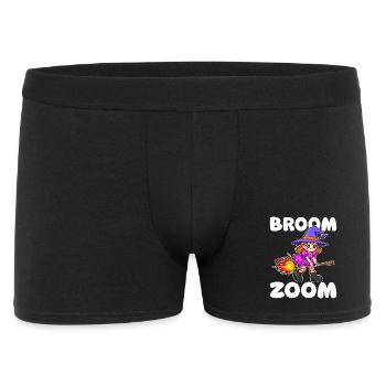 BROOM ZOOM - WITCH HALLOWEEN - Men's Boxer Shorts - black - Front