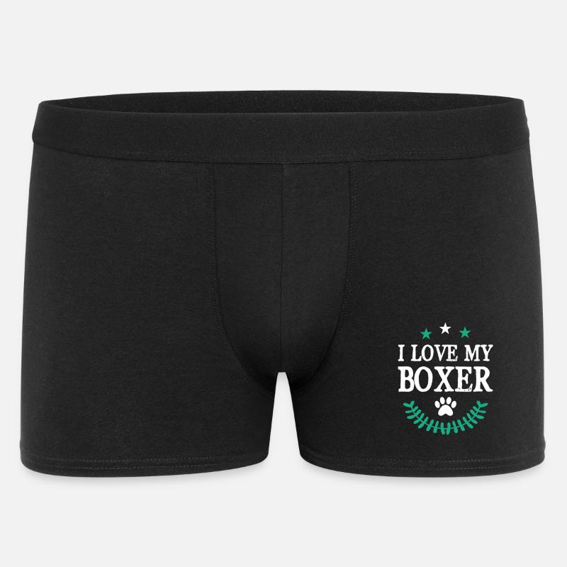 J’adore mon Boxer - Boxer Homme - noir