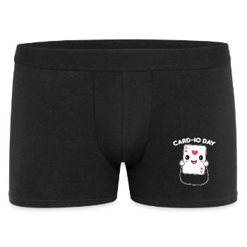 Card-io day Card game Word game with sports - Men's Boxer Shorts - black - Front