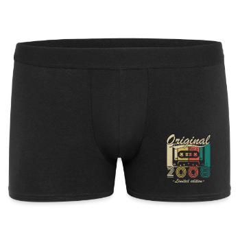 18 Year Old 2008 Vintage Retro Birthday - Men's Boxer Shorts - black - Front