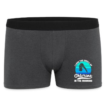 Diving diving board - Men's Boxer Shorts - charcoal grey - Front