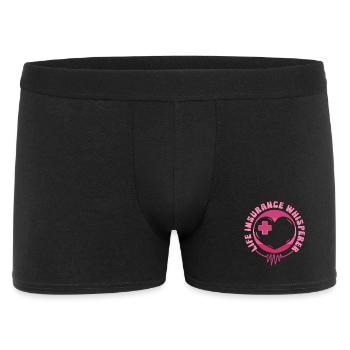 Courtier d’assurance Assurance vie Whisperer - Boxer Homme - noir - Devant
