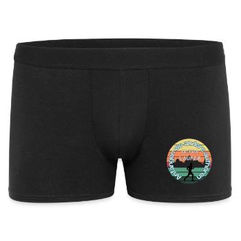 L’Ultrarunner Marathon est mon Ultramaraton d’échauffement - Boxer Homme - noir - Devant