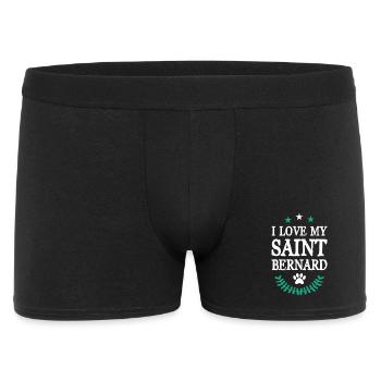 SAINT_BERNARD - Men's Boxer Shorts - black - Front