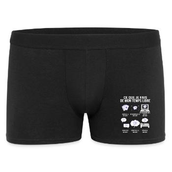 What I do in my free time Belote player - Men's Boxer Shorts - black - Front