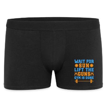 Fitness Motivation Bodybuilder Lift The Guns Gym - Men's Boxer Shorts - black - Front