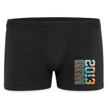 LIMITED EDITION 2013 13 JAHRE 13. GEBURTSTAG - Männer Boxer Shorts - Schwarz - Vorne