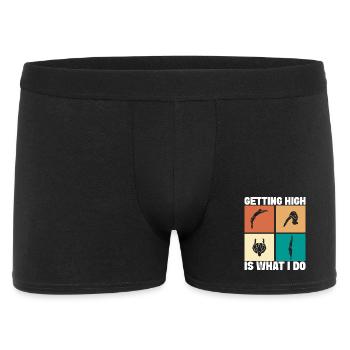 Diving diving board - Men's Boxer Shorts - black - Front