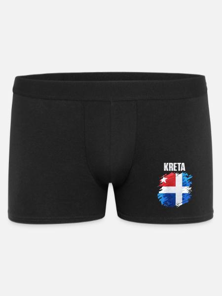 Farbige Skandinavische Flagge Kunst - Männer Boxer Shorts - Schwarz
