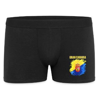 Powerful Gran Canaria club crest - Men's Boxer Shorts - black - Front