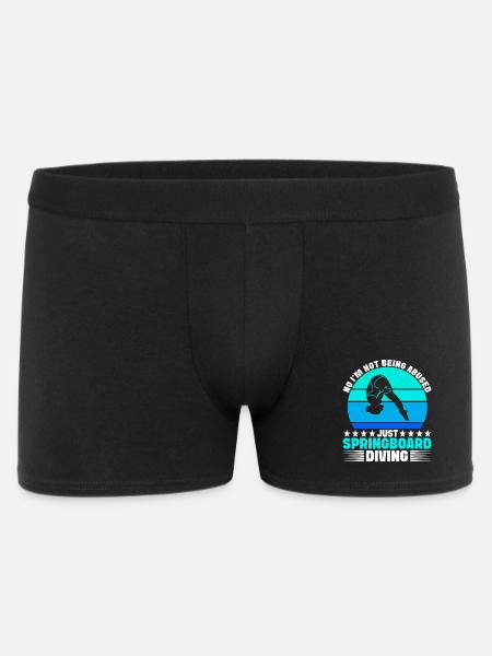 Diving diving board - Men's Boxer Shorts - black