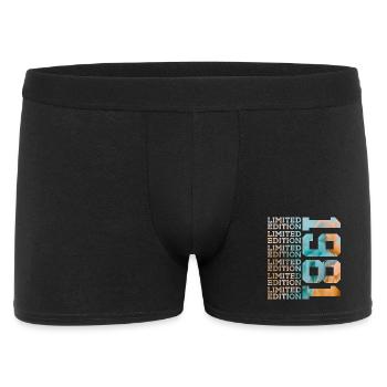 LIMITED EDITION 1981 45 YEARS 45TH BIRTHDAY - Men's Boxer Shorts - black - Front