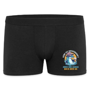Malle LOVE IS SOLD OUT BEER STILL THERE - Men's Boxer Shorts - black - Front