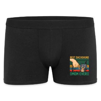 Best Dachshund Mom Ever - Men's Boxer Shorts - black - Front