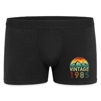 Vintage Mountain Sunset Design - Men's Boxer Shorts - black - Front