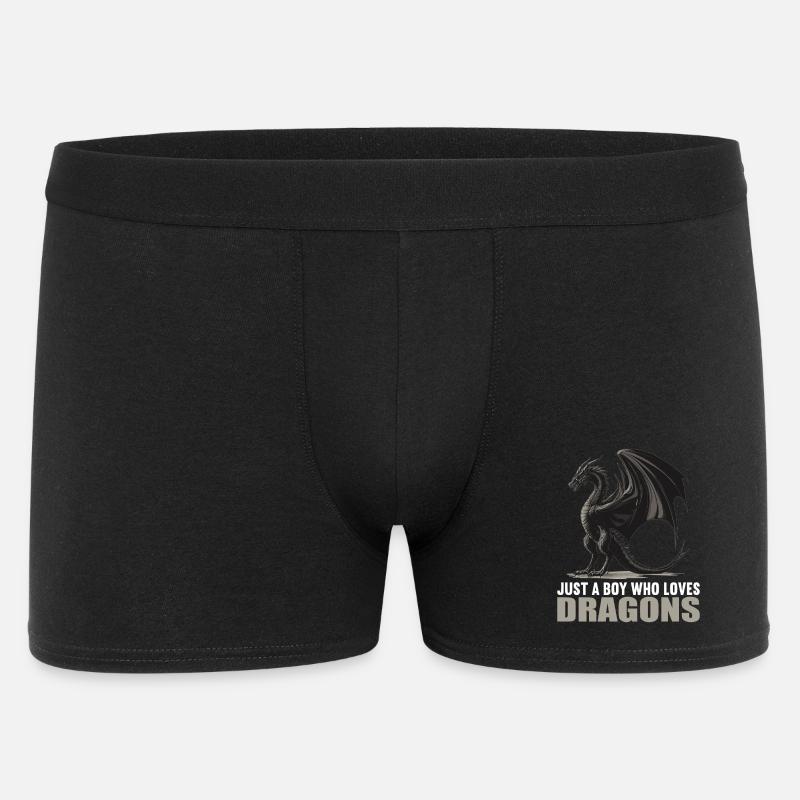 Drachen Drache - Männer Boxer Shorts - Schwarz