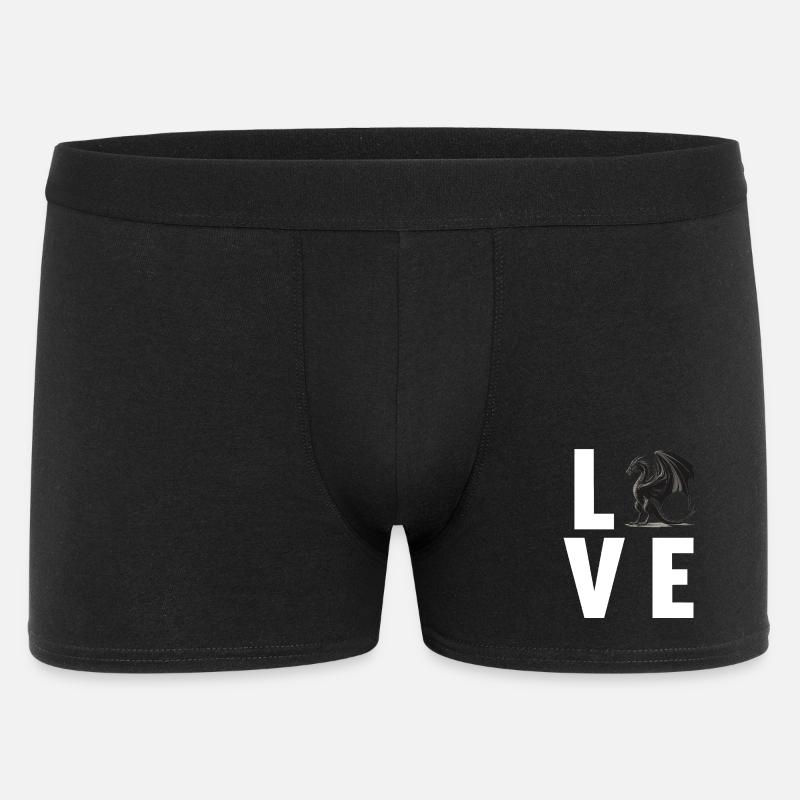 Drachen Drache - Männer Boxer Shorts - Schwarz