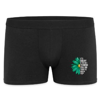 Es ist in Ordnung, wenn das Einzige, was der Atem ist, ist - Männer Boxer Shorts - Schwarz - Vorne
