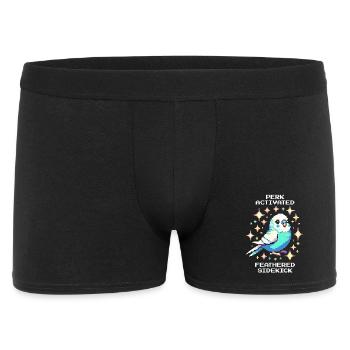 Avantage actif : Acolyte à plumes | Perruche - Boxer Homme - noir - Devant