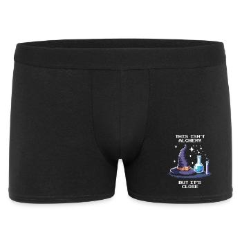 No alchemy – almost there | Chemistry lab - Men's Boxer Shorts - black - Front