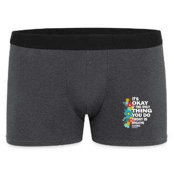 Ce n’est pas grave si la seule chose est l’haleine - Boxer Homme - charbon - Devant