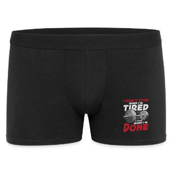 Motivational Gym Inspiration - Men's Boxer Shorts - black - Front