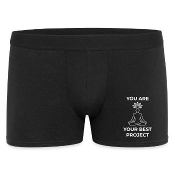 Projet de pleine conscience : vous êtes votre meilleur - Boxer Homme - noir - Devant