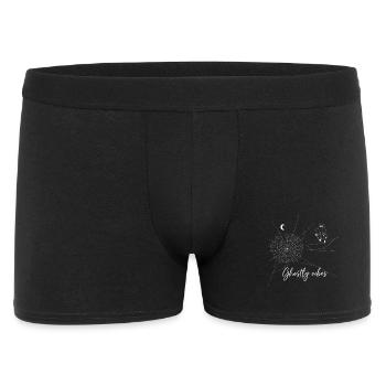 Conception de ciel nocturne effrayant - Boxer Homme - noir - Devant