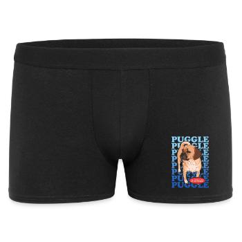 Puggle Dog Owner Gift - Men's Boxer Shorts - black - Front