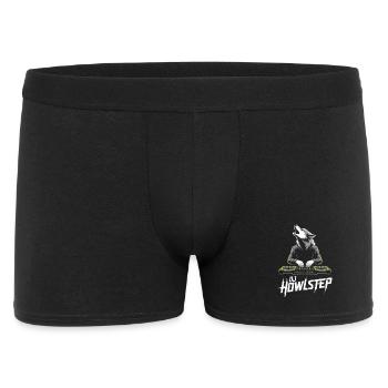 DJ Howlstep Wolf DJ At the mixer EDM - Men's Boxer Shorts - black - Front