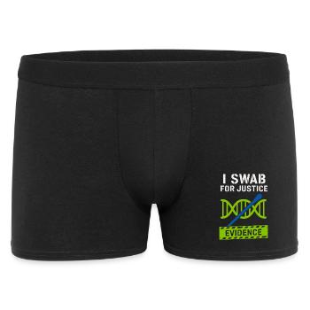 Chimiste médico-légal, Laboratoire criminel, Toxicologie - Boxer Homme - noir - Devant