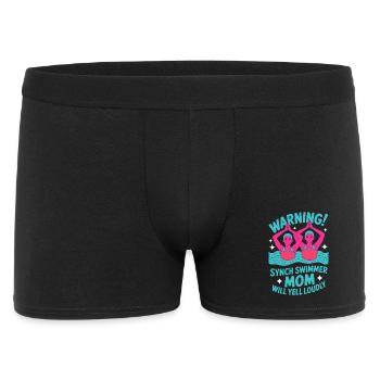 Synchronschwimmen Kunstschwimmen Wassersport - Männer Boxer Shorts - Schwarz - Vorne