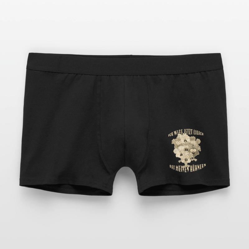 Chickens Saying Men's Boxer Shorts