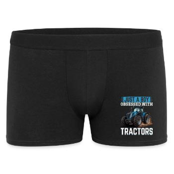 Tracteur Enfants Ferme Mode de vie - Boxer Homme - noir - Devant