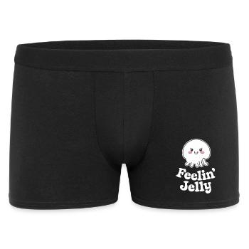 Feeling Jelly jelly friend pour les amoureux de la mer et - Boxer Homme - noir - Devant