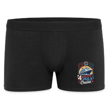 Croisière patriotique Jour de l’Indépendance 4 juillet - Boxer Homme - noir - Devant