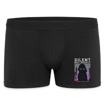 Phonk silencieux mais mortel, esthétique sombre - Boxer Homme - noir - Devant